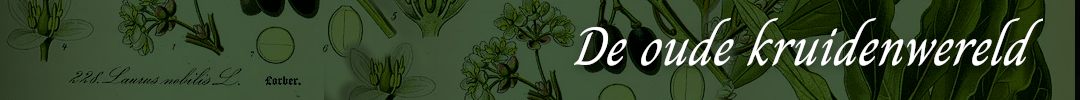 Herbalist, Kruiden in de Oude Kruidenwereld